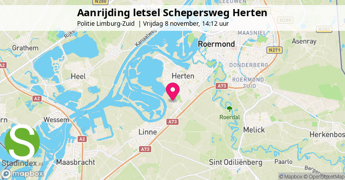 Aanrijding letsel Schepersweg Herten