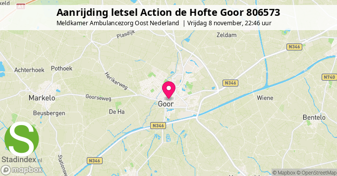 Aanrijding letsel Action de Hofte Goor 806573