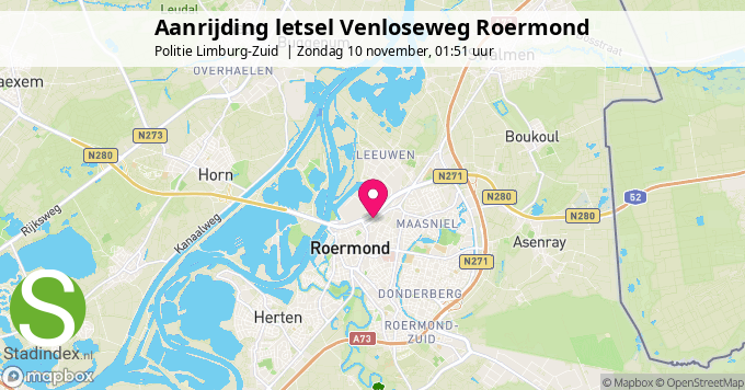 Aanrijding letsel Venloseweg Roermond