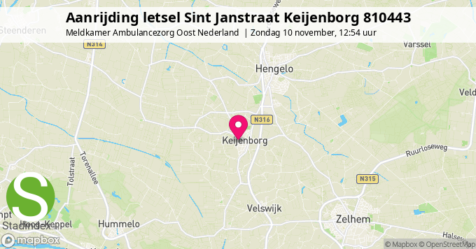 Aanrijding letsel Sint Janstraat Keijenborg 810443