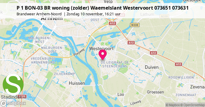 P 1 BON-03 BR woning (zolder) Waemelslant Westervoort 073651 073631