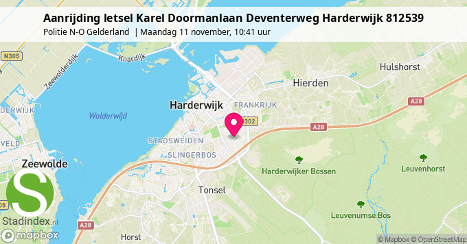 Aanrijding letsel Karel Doormanlaan Deventerweg Harderwijk 812539