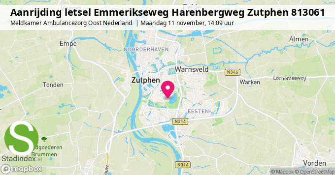 Aanrijding letsel Emmerikseweg Harenbergweg Zutphen 813061