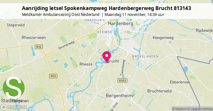 Aanrijding letsel Spokenkampweg Hardenbergerweg Brucht 813143