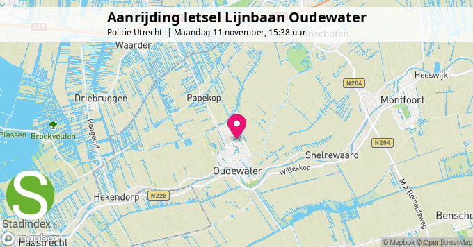 Aanrijding letsel Lijnbaan Oudewater