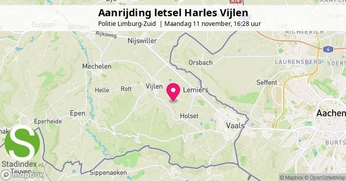 Aanrijding letsel Harles Vijlen