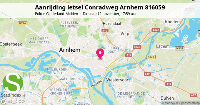 Aanrijding letsel Conradweg Arnhem 816059