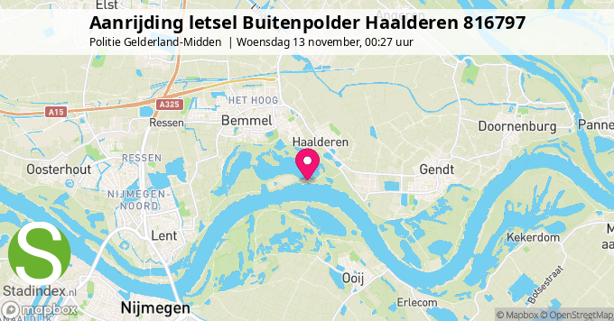 Aanrijding letsel Buitenpolder Haalderen 816797