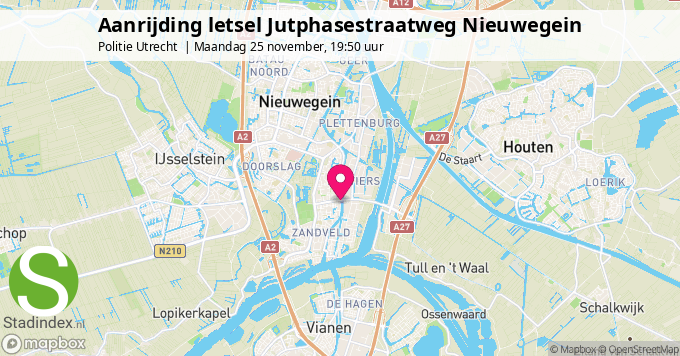 Aanrijding letsel Jutphasestraatweg Nieuwegein