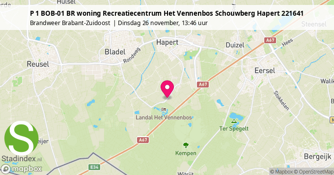 P 1 BOB-01 BR woning Recreatiecentrum Het Vennenbos Schouwberg Hapert 221641