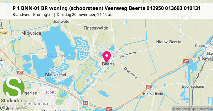 P 1 BNN-01 BR woning (schoorsteen) Veenweg Beerta 012950 013693 010131