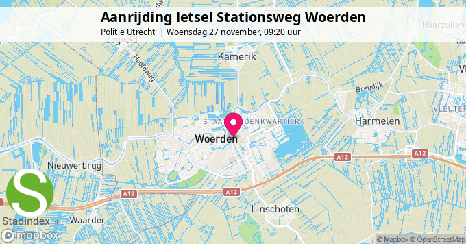 Aanrijding letsel Stationsweg Woerden