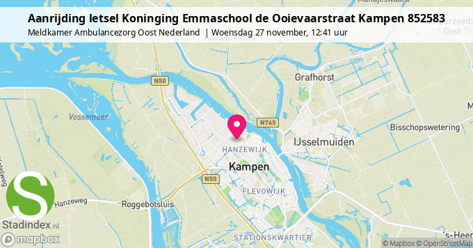 Aanrijding letsel Koninging Emmaschool de Ooievaarstraat Kampen 852583