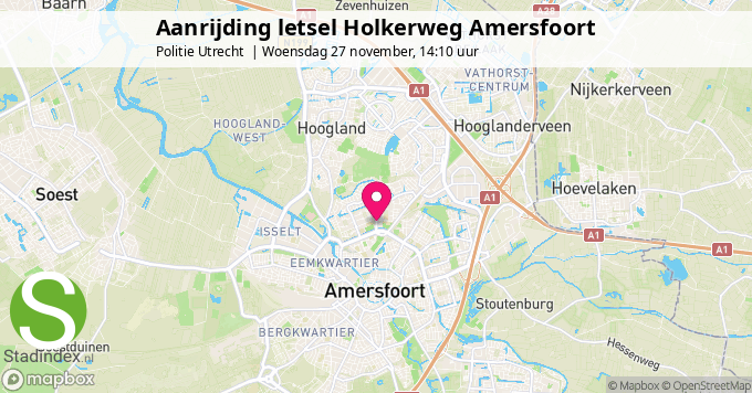 Aanrijding letsel Holkerweg Amersfoort