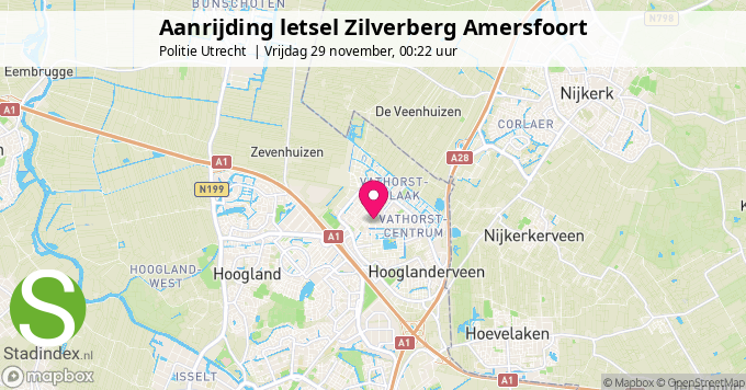 Aanrijding letsel Zilverberg Amersfoort