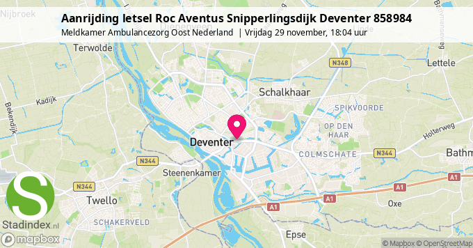 Aanrijding letsel Roc Aventus Snipperlingsdijk Deventer 858984