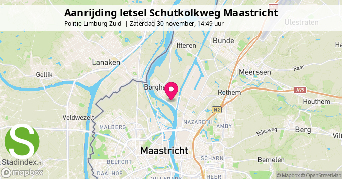 Aanrijding letsel Schutkolkweg Maastricht