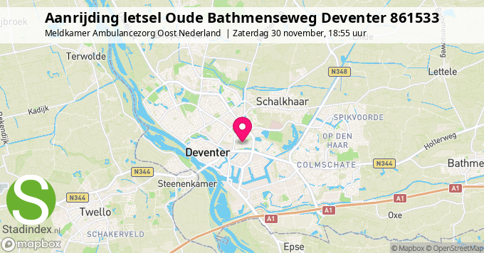 Aanrijding letsel Oude Bathmenseweg Deventer 861533