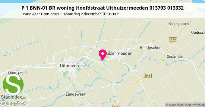 P 1 BNN-01 BR woning Hoofdstraat Uithuizermeeden 013793 013332