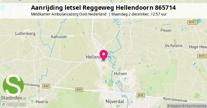 Aanrijding letsel Reggeweg Hellendoorn 865714