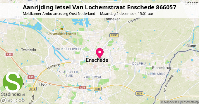 Aanrijding letsel Van Lochemstraat Enschede 866057