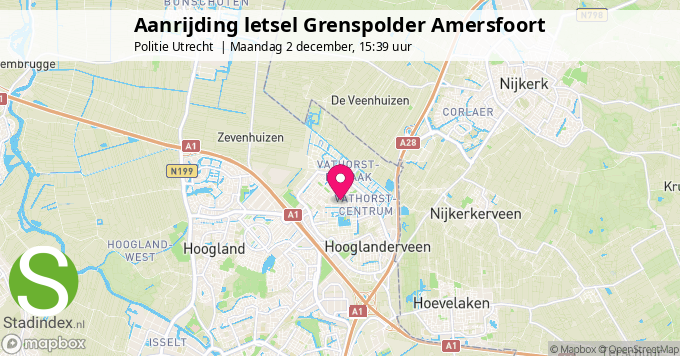 Aanrijding letsel Grenspolder Amersfoort