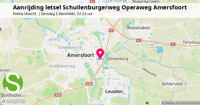 Aanrijding letsel Schuilenburgerweg Operaweg Amersfoort