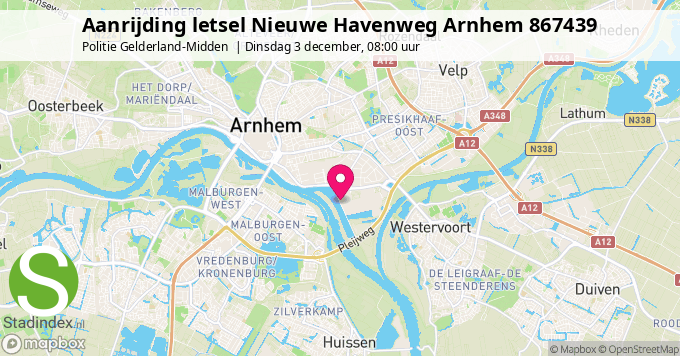 Aanrijding letsel Nieuwe Havenweg Arnhem 867439