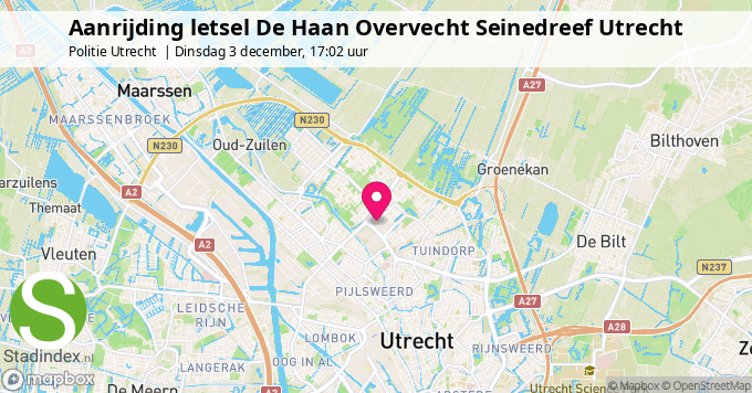 Aanrijding letsel De Haan Overvecht Seinedreef Utrecht