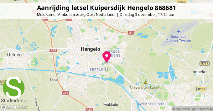 Aanrijding letsel Kuipersdijk Hengelo 868681