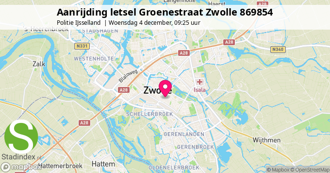 Aanrijding letsel Groenestraat Zwolle 869854