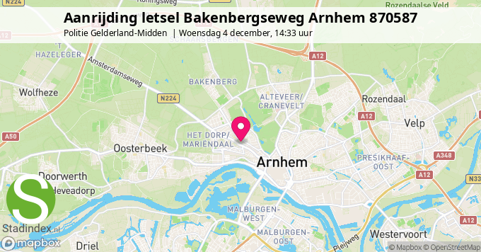 Aanrijding letsel Bakenbergseweg Arnhem 870587