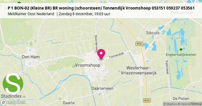 P 1 BON-02 (Kleine BR) BR woning (schoorsteen) Tonnendijk Vroomshoop 053151 059237 053561