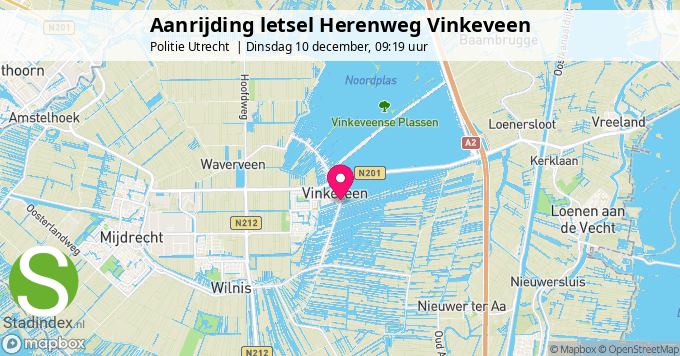 Aanrijding letsel Herenweg Vinkeveen