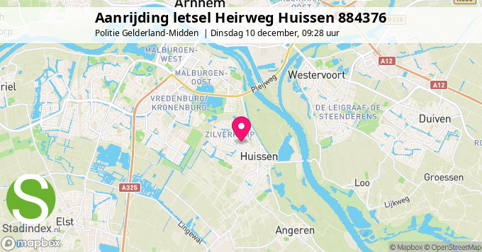 Aanrijding letsel Heirweg Huissen 884376