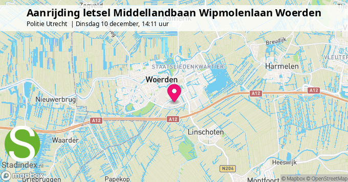 Aanrijding letsel Middellandbaan Wipmolenlaan Woerden