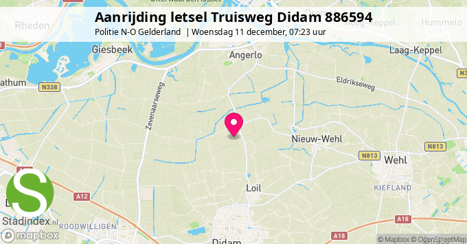 Aanrijding letsel Truisweg Didam 886594