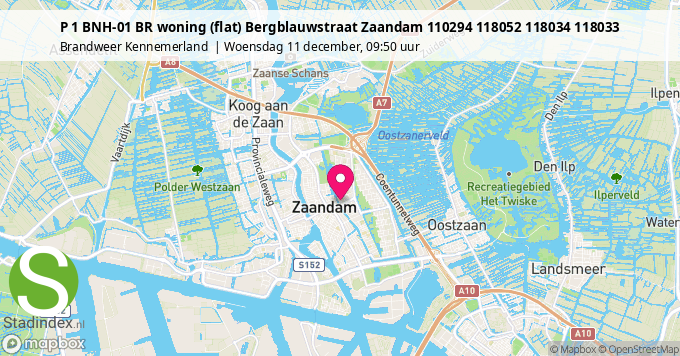 P 1 BNH-01 BR woning (flat) Bergblauwstraat Zaandam 110294 118052 118034 118033