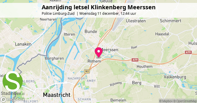 Aanrijding letsel Klinkenberg Meerssen