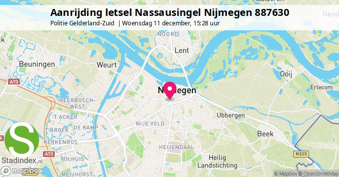 Aanrijding letsel Nassausingel Nijmegen 887630