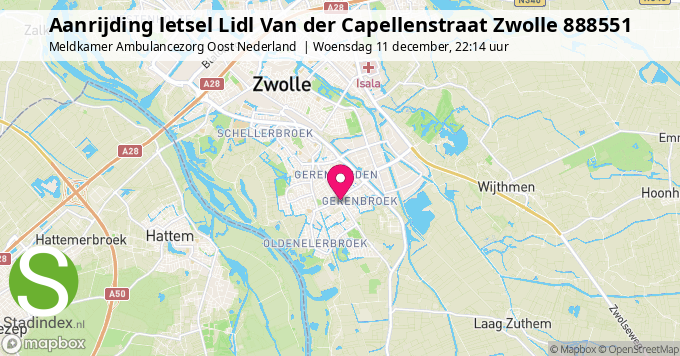 Aanrijding letsel Lidl Van der Capellenstraat Zwolle 888551