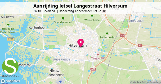 Aanrijding letsel Langestraat Hilversum