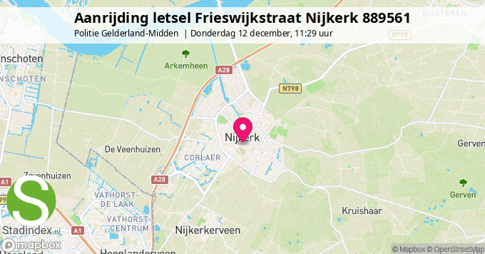 Aanrijding letsel Frieswijkstraat Nijkerk 889561