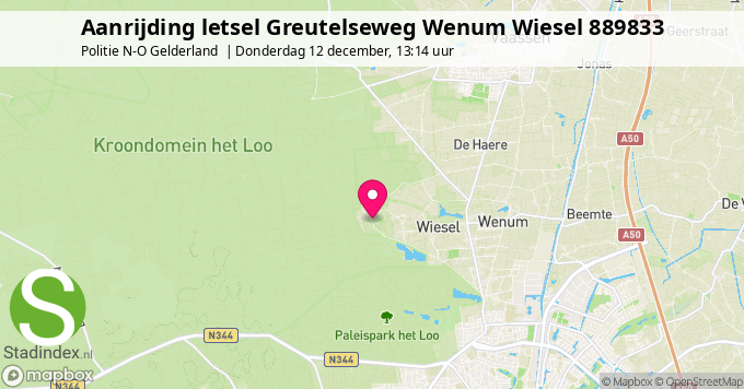 Aanrijding letsel Greutelseweg Wenum Wiesel 889833