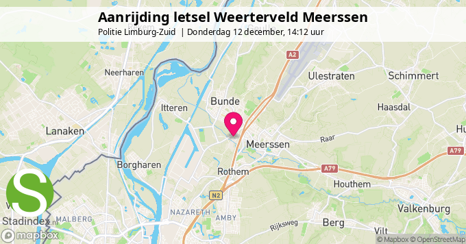 Aanrijding letsel Weerterveld Meerssen