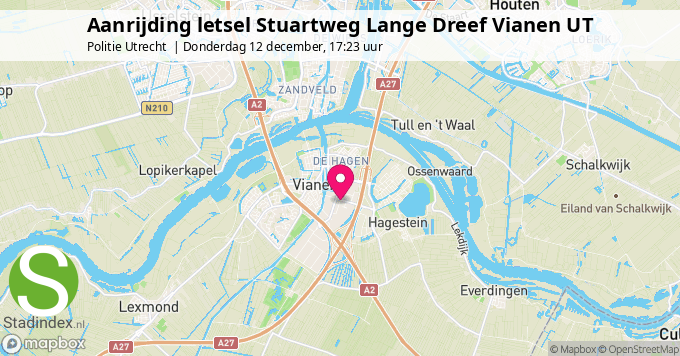 Aanrijding letsel Stuartweg Lange Dreef Vianen UT