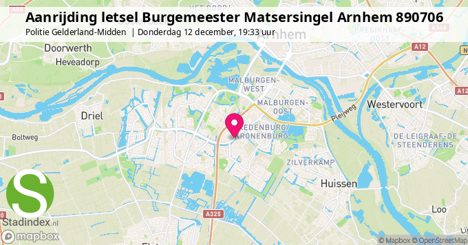 Aanrijding letsel Burgemeester Matsersingel Arnhem 890706