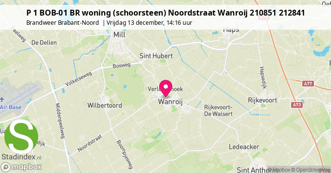 P 1 BOB-01 BR woning (schoorsteen) Noordstraat Wanroij 210851 212841