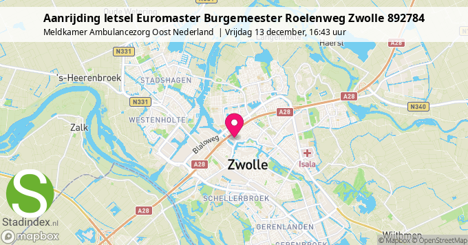 Aanrijding letsel Euromaster Burgemeester Roelenweg Zwolle 892784