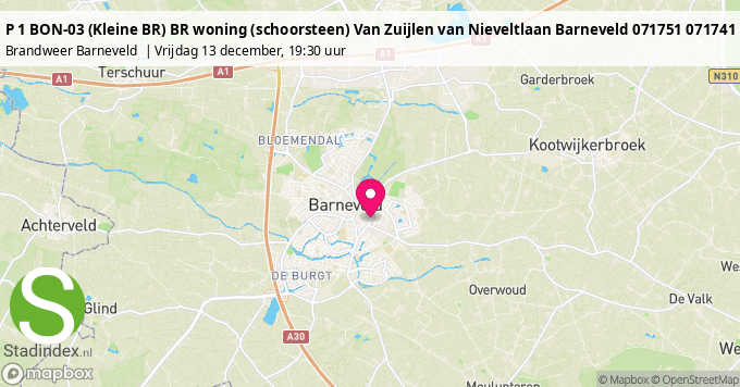 P 1 BON-03 (Kleine BR) BR woning (schoorsteen) Van Zuijlen van Nieveltlaan Barneveld 071751 071741